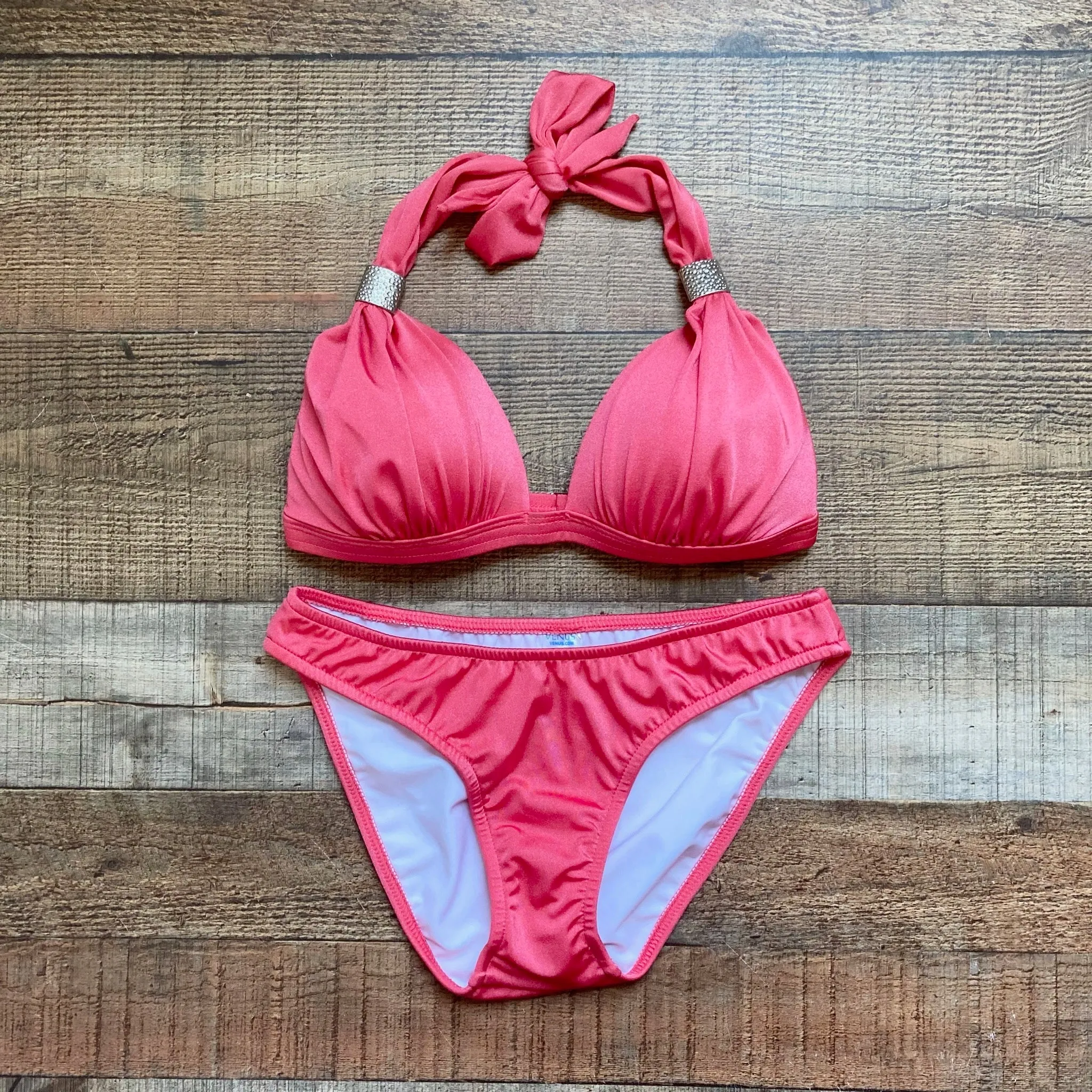 Venus Sunset Pink Bikini Bottoms NWOT- Size 4 (we have matching bikini top)