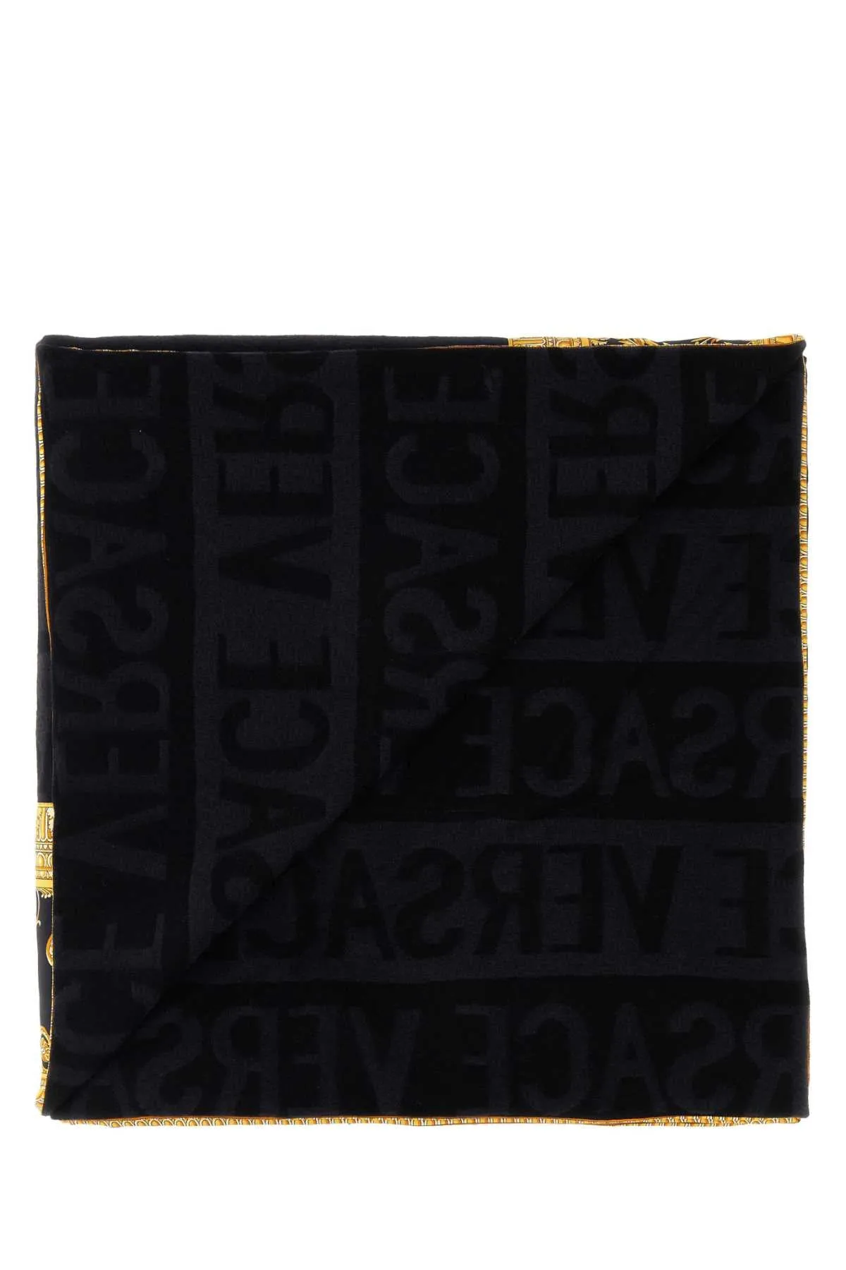 Versace Embroidered Wool And Silk I  Baroque Blanket