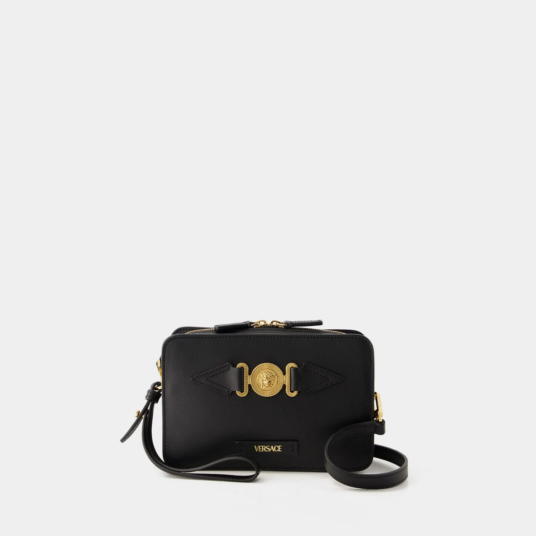 Versace  Medusa Biggie Camera Bag - Versace - Leather - Black