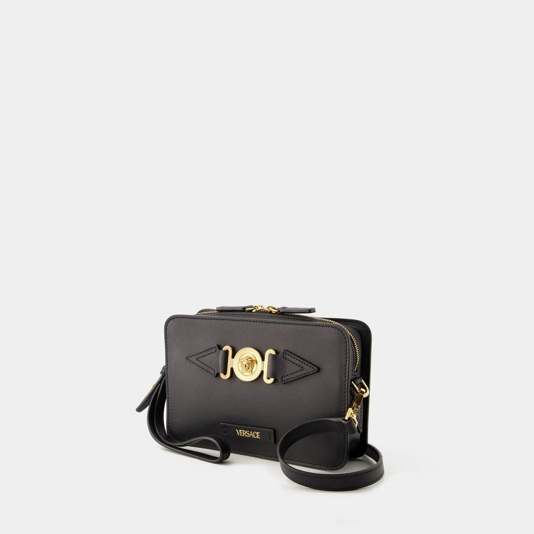 Versace  Medusa Biggie Camera Bag - Versace - Leather - Black