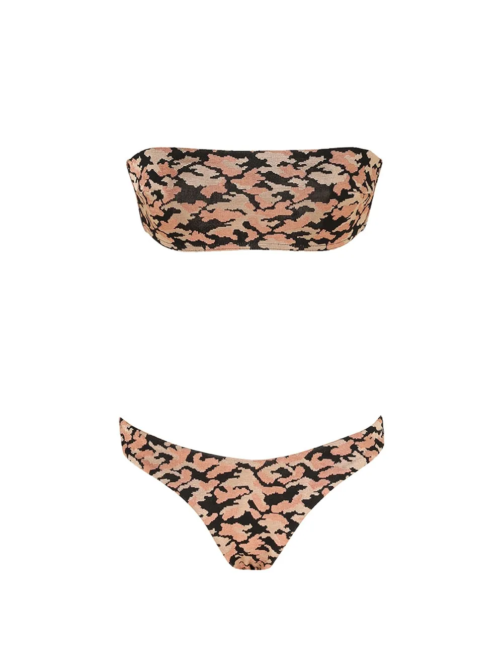 Waverly Texture Bandeau Bikini