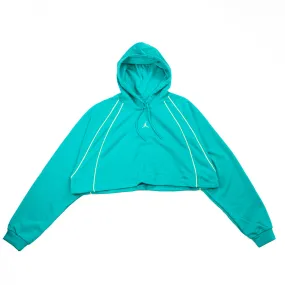 WMNS Jordan Sport Crop Hoodie (New Emerald)