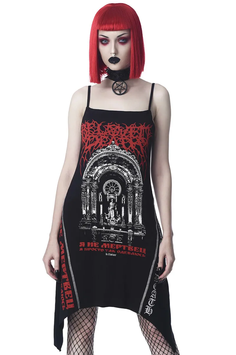 Women's dress KILLSTAR - Beloved Vest - Black - KSRA003718  -  Metal-shop