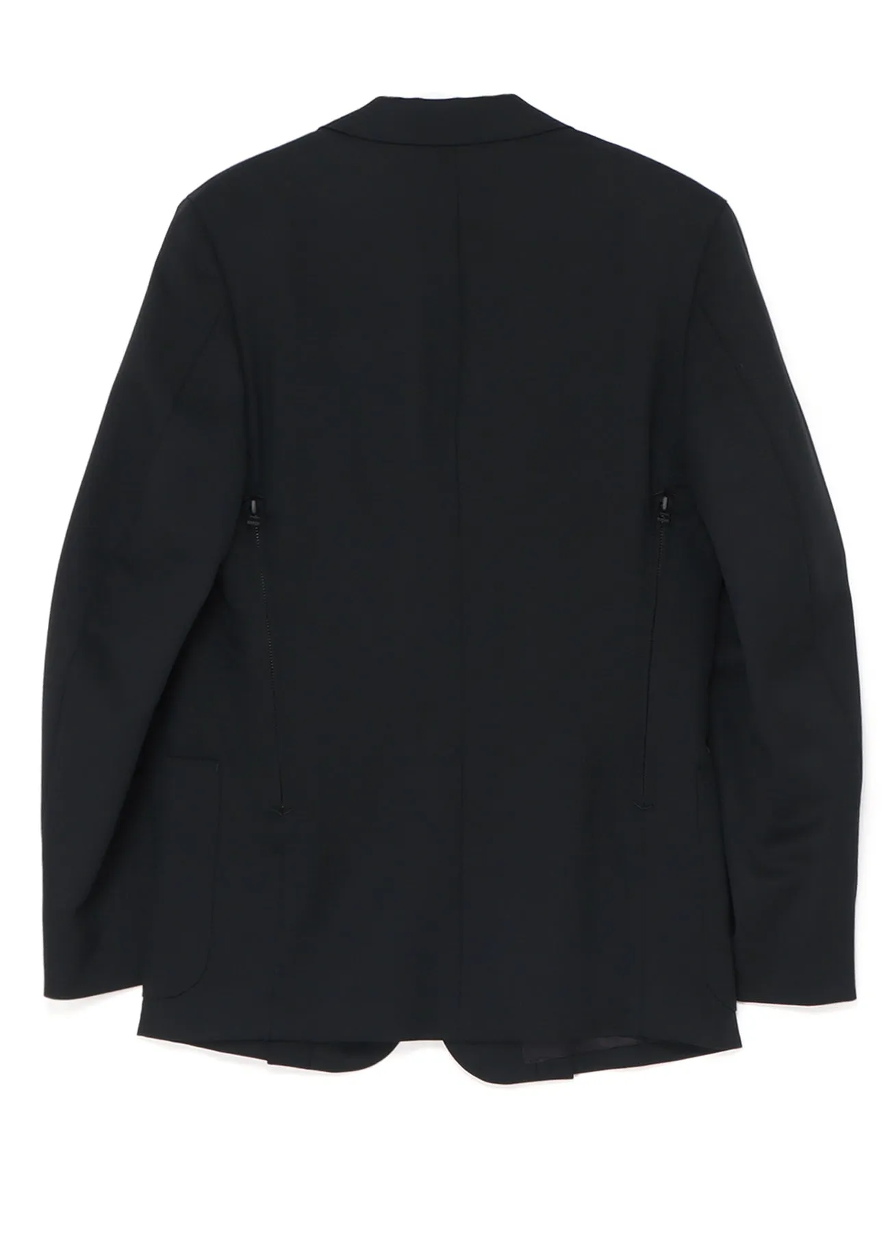 [Y's-Black Name]WOOL GABARDINE REVERSED LINING JACKET